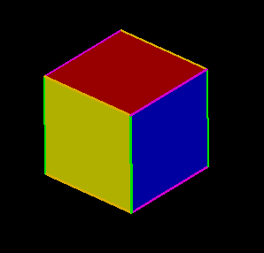 colored cube