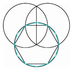 Using bisection to construct the regular dodecagon