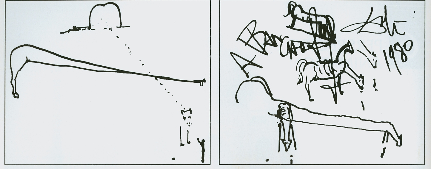 Sketches by Salvador Dali