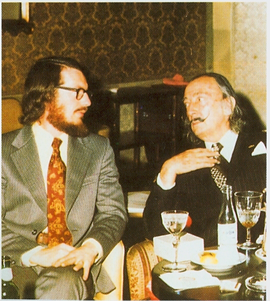 Salvador Dali and the author in 1976.