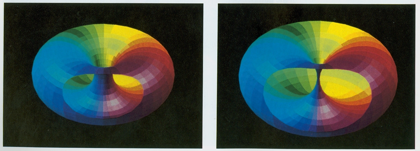 waves emanating from a circle in space form torus surfaces