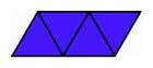 A strip of four triangles